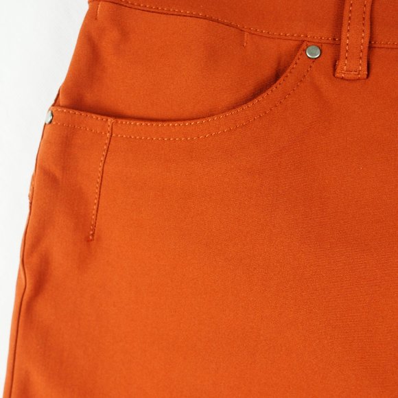 Lululemon Women's City Sleek High-Rise 5 Pocket Short 4" Dark Terracotta Size 30 - Picture 7 of 14